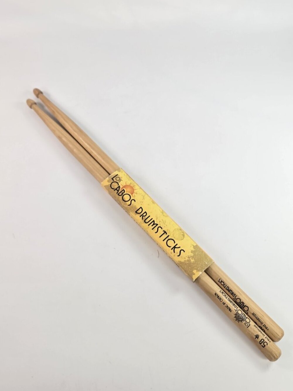 Los Cabos Drumsticks 5B Red Hickory Intense Pitch Paired Weight Matched NWT